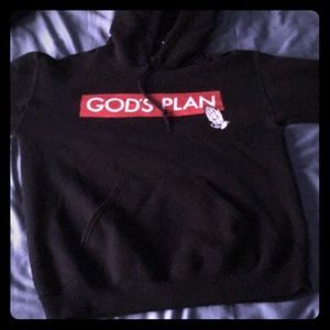 Gods plan supreme design hoodie